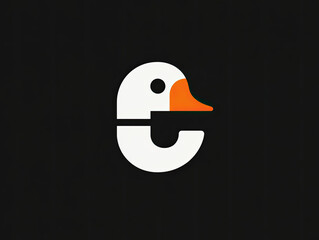 Beautiful Goose Logo, Geese Design for Your Corporate and Business Graphic Resource or Creative Project, Ai Generative