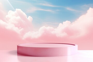 Poster - Sky nature pink tranquility.