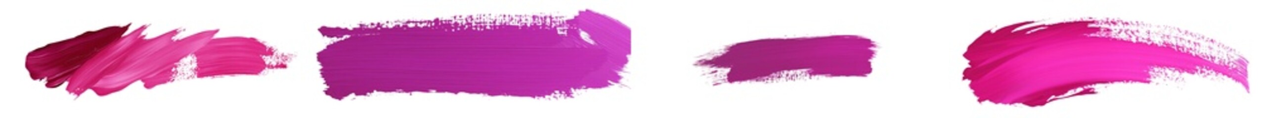 Aufkleber - Transparent background with dark purple brush.