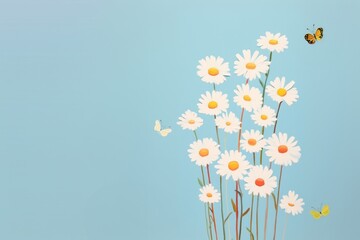 Poster - Daisies outdoors flower nature.