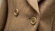 © Justlight - A sophisticated camel blazer with gold buttons and a structured fit made from a luxurious cashmere blend.