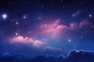 Wall Mural - starry sky with aurora light backgrounds astronomy universe.