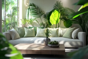 Poster - Modern, serene, green, cozy, natural