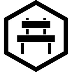 Poster - Bench Icon Design