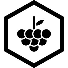 Poster - Grapes  Icon Design