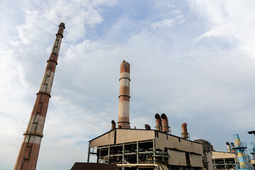 Power plant chimney