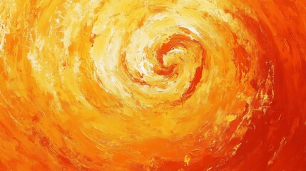 Canvas Print - Abstract Swirl of Warm Colors