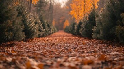 Canvas Print - Autumn Forest Pathway