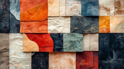 Wall Mural - Abstract Textured Mosaic