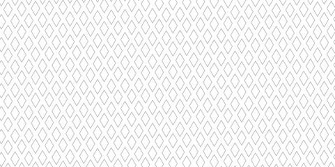 abstract seamless geometric diamonds pattern. thin line texture. white textured background.