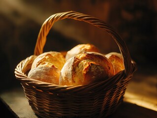 Wall Mural - Bread on Table