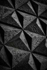 Poster - Geometric Pattern in Black and White