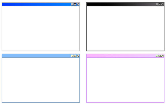 PCウィンドウ Windows XP風 タイプ3 