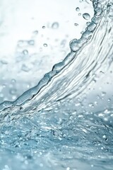 Fototapete - The interaction of water and light produces vibrant splashes, with droplets cascading through the air, captured in a moment of dynamic movement and clarity