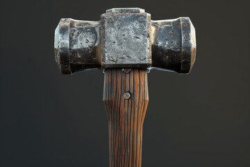 Hammer on Wooden Pole