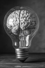 Light Bulb with Brain