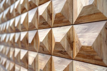 Wooden wall close-up