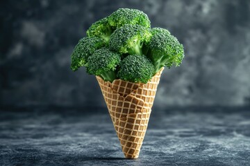 Waffle Cone Broccoli