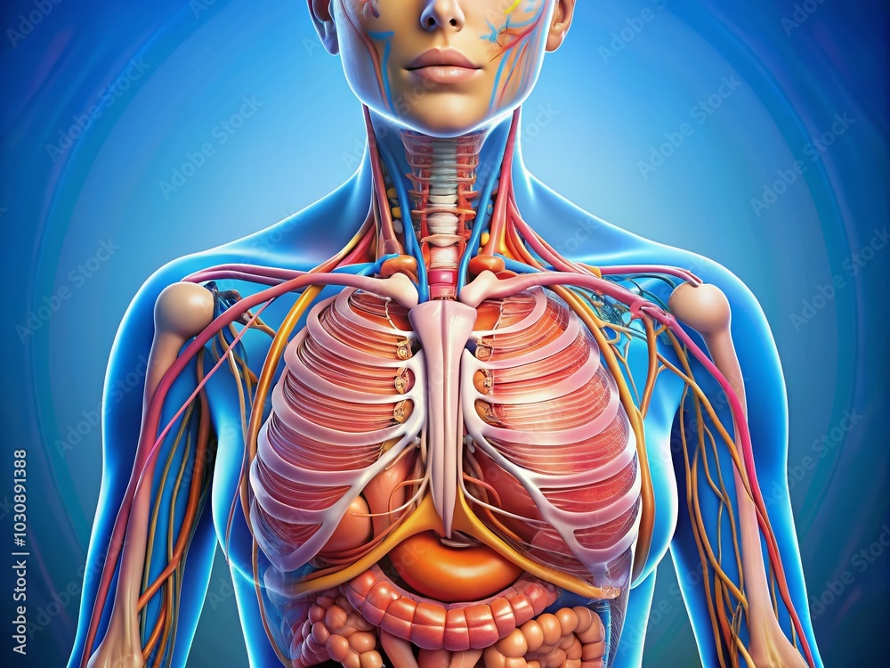 Reprod Detailed Anatomical Illustration of the Human Reproductive System for ...