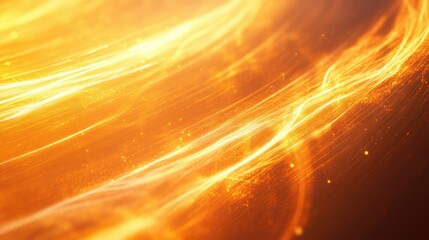 Wall Mural - warm glowing light streaks abstract background