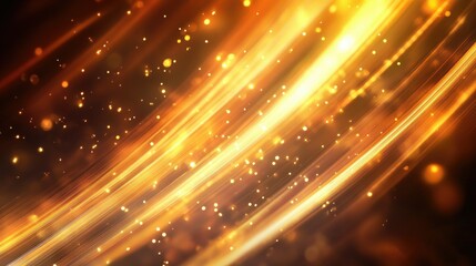 Wall Mural - warm glowing light streaks abstract background