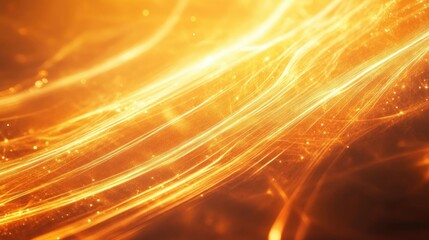 Wall Mural - warm glowing light streaks abstract background