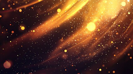 Wall Mural - warm glowing light streaks abstract background