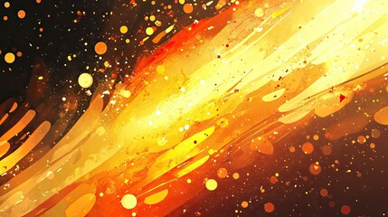 Wall Mural - warm glowing light streaks abstract background