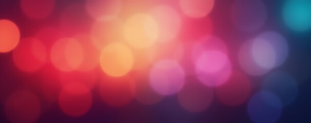 Poster - Vibrant colors blur into a beautiful abstract background with a striking bokeh effect.