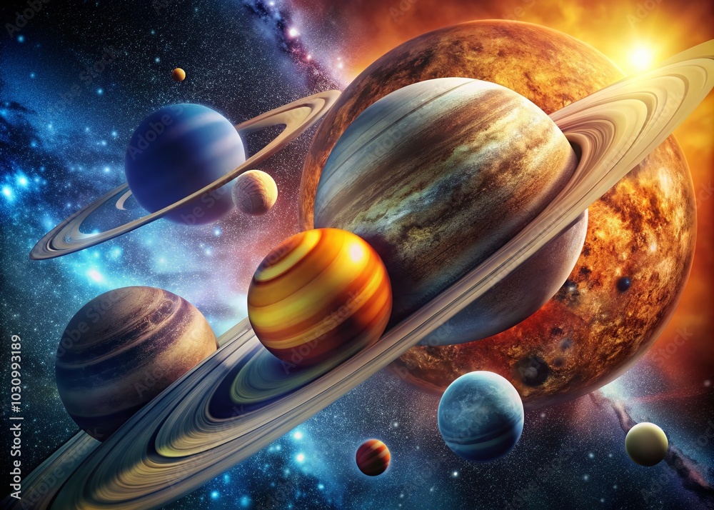 Explore the Solar System: Stunning Visuals of Planets, Moons, and