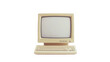 © Moeen - Retro Computer Monitor and Keyboard PNG – Isolated Vintage Tech Setup on Transparent Background for 80s and 90s Design Projects
