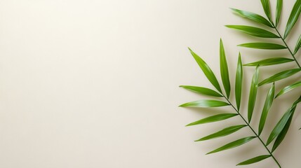 Tropic palm leaves in summer. Exotic palm trees on transparent background.