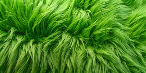 green fur texture