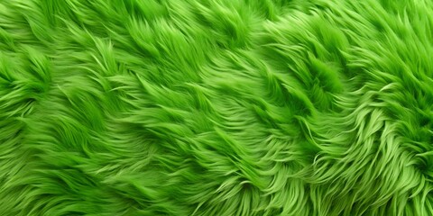 green fur texture background