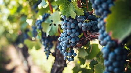 Gorgeous  Capture: Luscious Grapes in Lisbon's Breathtaking Wine Region