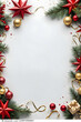 © Rahmat - Christmas and new year border copy space area