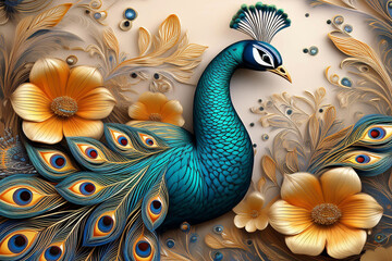 Wall Mural - 3D Essence: Textures Unleashed ,background and wallpaper 