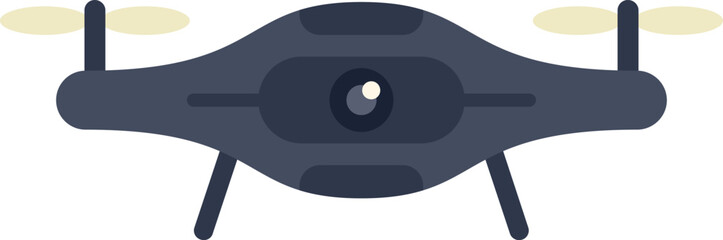 Poster - sleek drone hovers with its camera prominently displayed, ready to capture stunning aerial footage