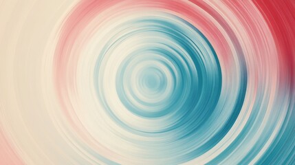 Poster - Abstract Swirl Pattern in Soft Red and Blue Tones