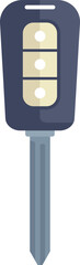 Poster - Modern car key with a remote control locking system is shown, emphasizing automotive security