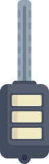 Poster - wireless car key with remote control locking system icon in flat style on white background