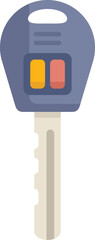 Poster - Vector illustration featuring a modern car key with remote control buttons, ideal for automotive and security related themes