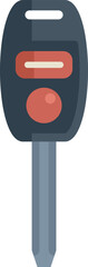 Poster - electronic car key with remote control locking system opening and closing a vehicle