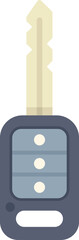 Poster - this vector illustration features a sleek and modern car key fob, highlighting its keyless entry and