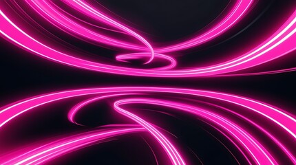 abstract light trails in vibrant pink and neon hues against dark background dynamic curves and streaks create sense of speed and connectivity (11)