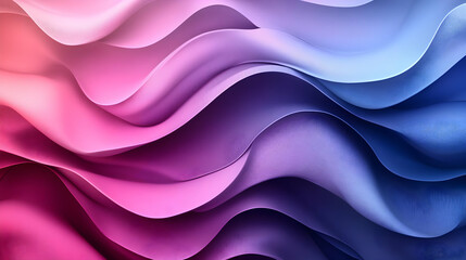 Wall Mural - Abstract waves in vibrant colors creating a dynamic visual effect.