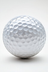 Golf ball isolated on white background.