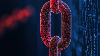 Aufkleber - Blockchain network, transparent and secure data, Privacy, security,  futuristic, data, technology, digital, protection