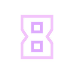 Fototapete - Monogram 8. Number 8. Number 8 design logo. Monogram letter mark 8 logo design. Monogram design vector logo. Monogram number 8 logo design. Simple number 8 monogram. Monogram 8 design logo. 