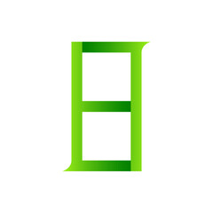Fototapete - Monogram 8. Number 8. Number 8 design logo. Monogram letter mark 8 logo design. Monogram design vector logo. Monogram number 8 logo design. Simple number 8 monogram. Monogram 8 design logo. 